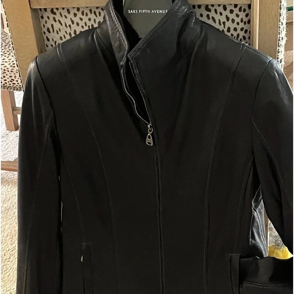 100% Lambskin Moto Jacket, Marc New York by Andrew Marc Black BNWOT